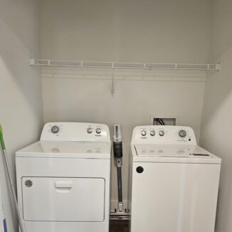 washer and dryer